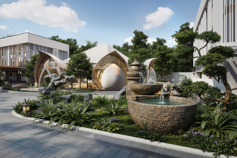 Sketch-meditation centre